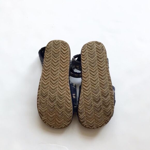 Toms chambray patterned sandals VGUC size 9 - Picture 6 of 6